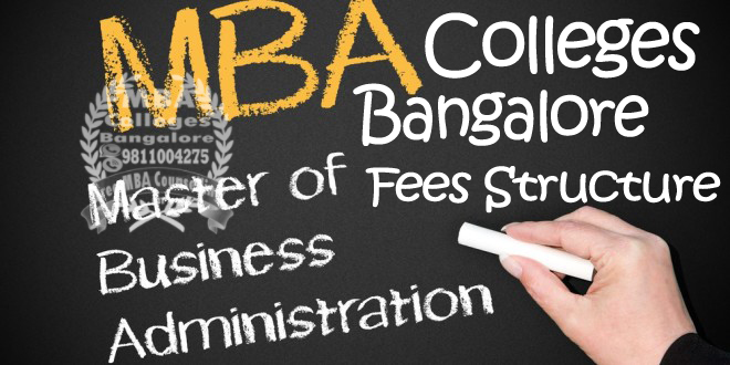 Fee Structure MBA Colleges Bangalore 