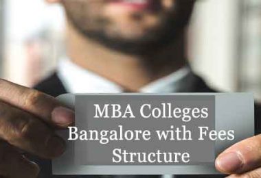 MBA Colleges Bangalore Fees
