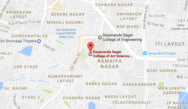 Dayananda Sagar College of Art Science and Commerce Address