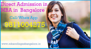 Direct admission in MBA Bangalore