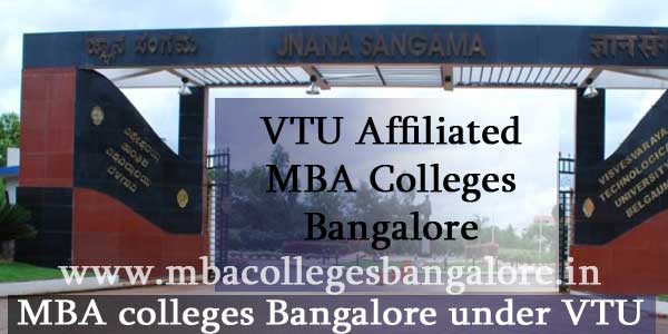 VTU Affiliated MBA Colleges Bangalore